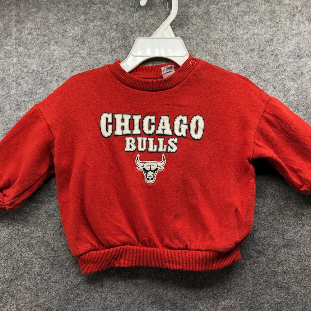 H&M Chicago Bulls NBA Graphic Sweatshirt Boys 6M Basketball Pullover Fleece‎